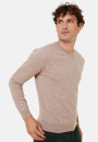 Kaschmirpullover mit V-Ausschnitt - Evann
