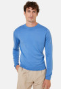 Pullover mit Rundhalsausschnitt und Logo aus Merinowolle - Eddie