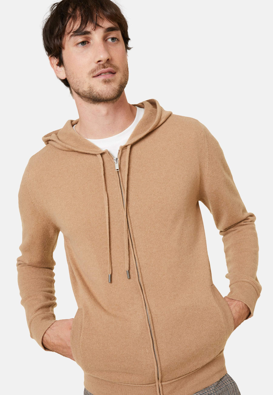 Kapuzenpullover aus Kaschmir mit Reißverschluss - Emilien Kapuzenpullover aus Kaschmir mit Reißverschluss - Emilien