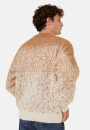 Zweifarbiger Mohair-Pullover mit Rundhalsausschnitt - Figaro