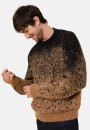 Zweifarbiger Mohair-Pullover mit Rundhalsausschnitt - Figaro