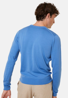 Pullover mit Rundhalsausschnitt und Logo aus Merinowolle - Eddie