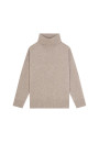 Rollkragenpullover mit Kaschmirschlitzen - Adena