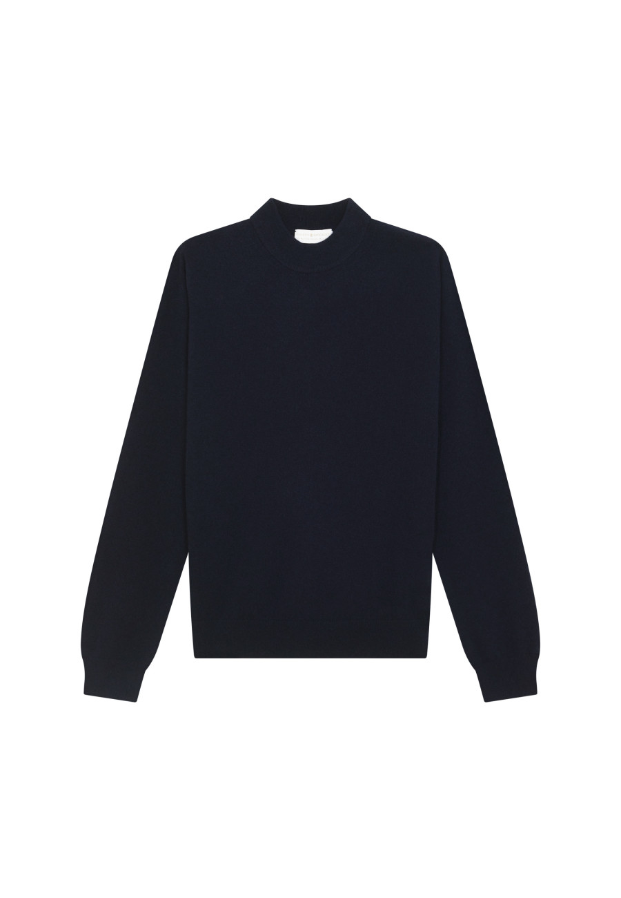 Kaschmirpullover mit Stehkragen - Esteban