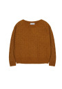 Locker sitzender Mohair-Fancy-Strickpullover - Gassia