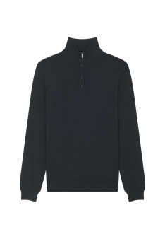 Pullover mit Trucker-Ausschnitt und Logo aus Merinowolle - Ryan