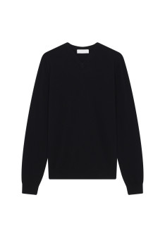 Kaschmirpullover mit V-Ausschnitt - Evann