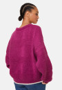 Lockerer zweifarbiger Mohairpullover - Gaby