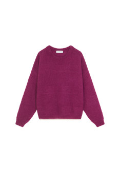 Lockerer zweifarbiger Mohairpullover - Gaby