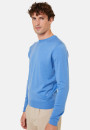 Pullover mit Rundhalsausschnitt und Logo aus Merinowolle - Eddie
