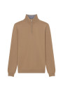 Kaschmirpullover mit Trucker-Kragen - Emile