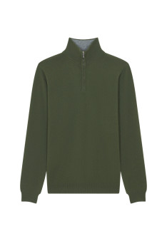 Kaschmirpullover mit Trucker-Kragen - Emile
