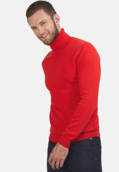 Pull col roulé en cachemire - Bruno