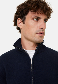 Reißverschlussjacke aus 4-fädigem Kaschmir - Balthazar