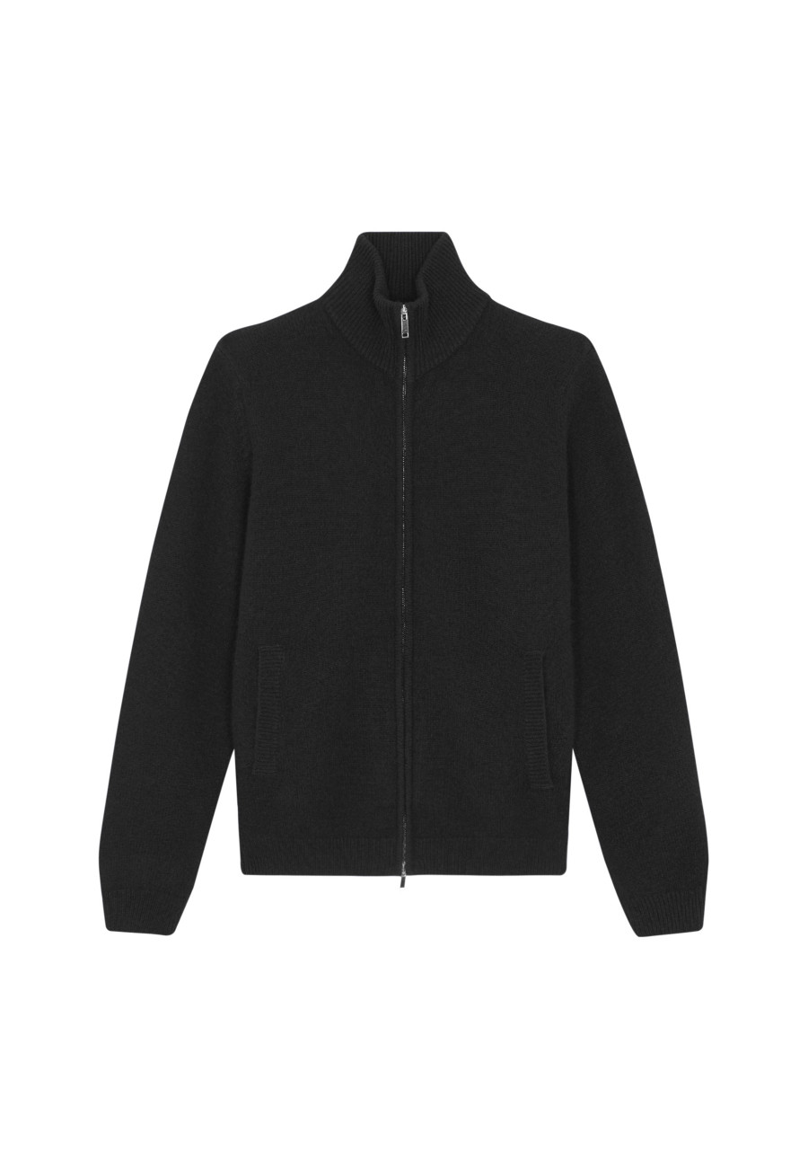 Reißverschlussjacke aus 4-fädigem Kaschmir - Balthazar