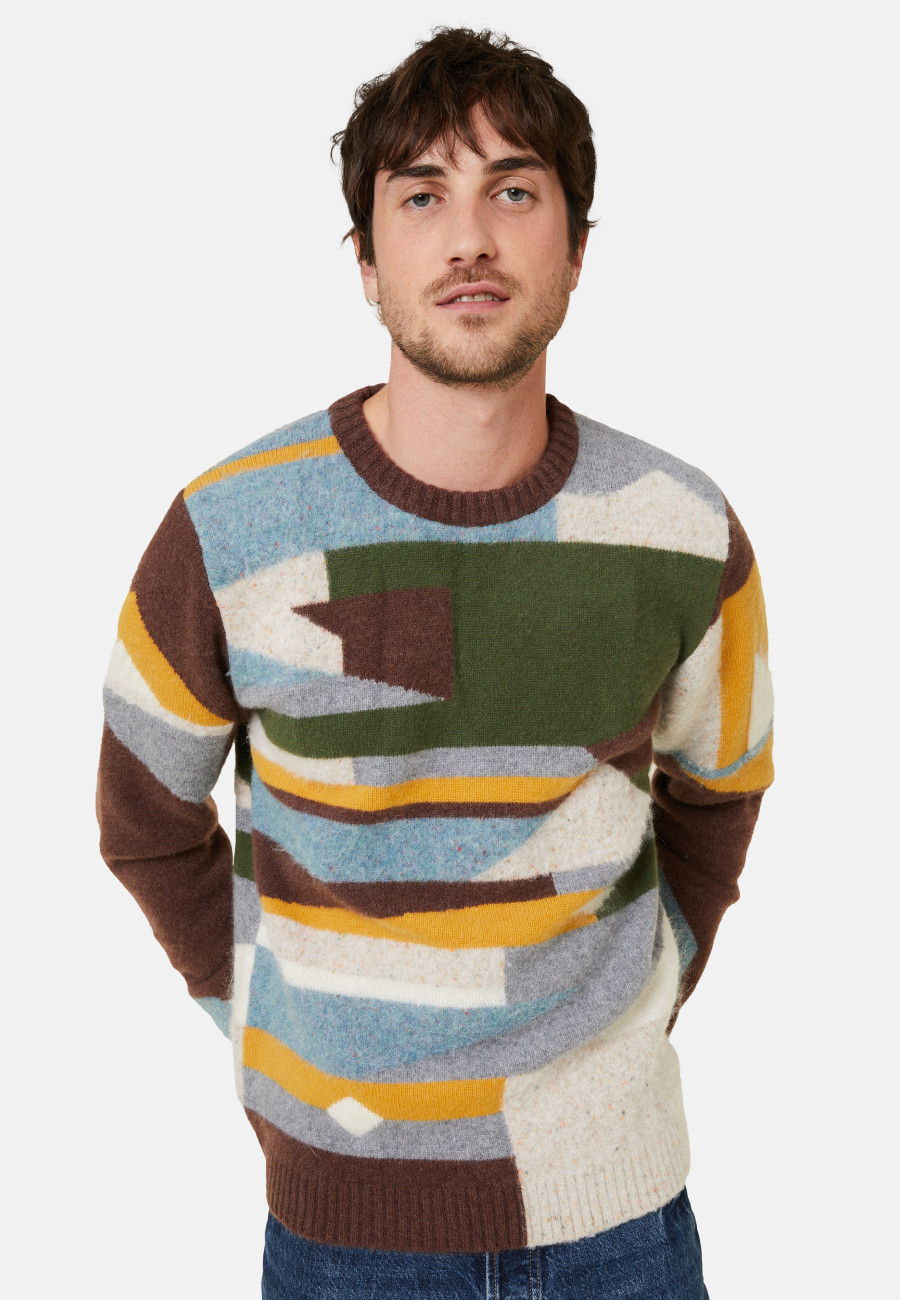 Superbowl Kaschmirpullover mit Rundhalsausschnitt