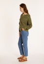 Hoodie aus Bio-Baumwolle mit tunesischem Kragen - Melanie