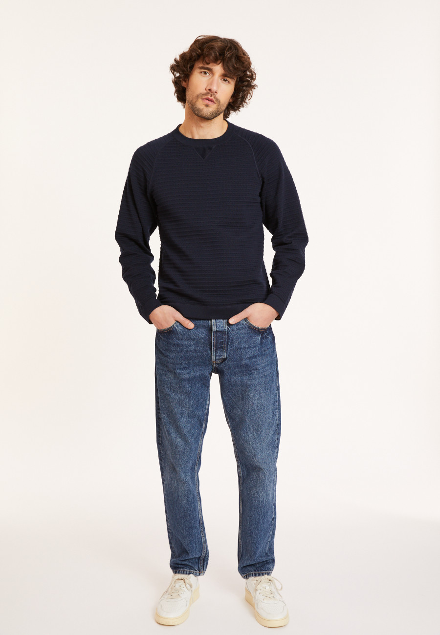 Baumwollpullover mit Raglanärmeln - Dwight