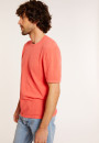 Rundhals-T-Shirt aus gebürsteter Baumwolle - Don