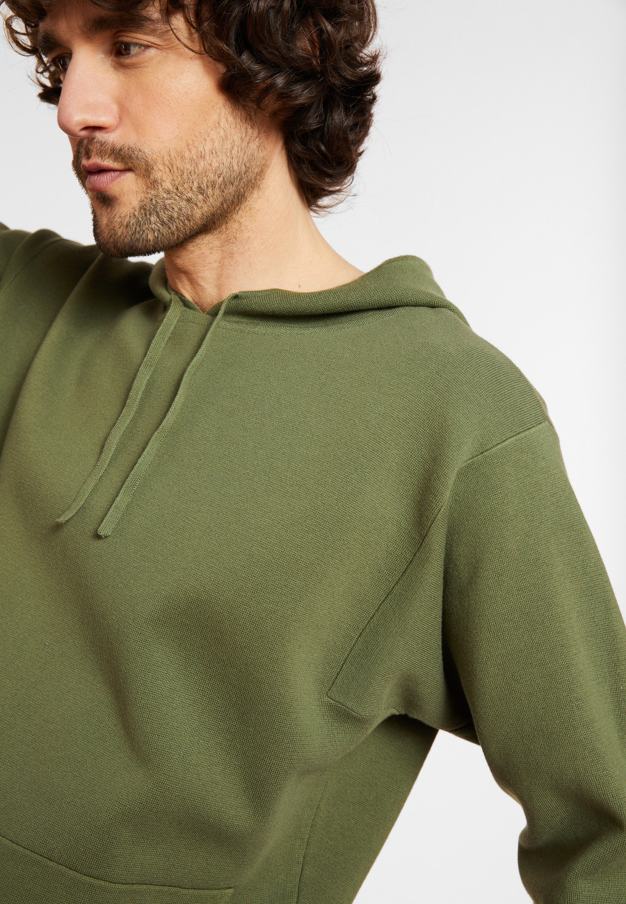Kapuzenpullover aus Baumwolle mit Taschen - Damie
