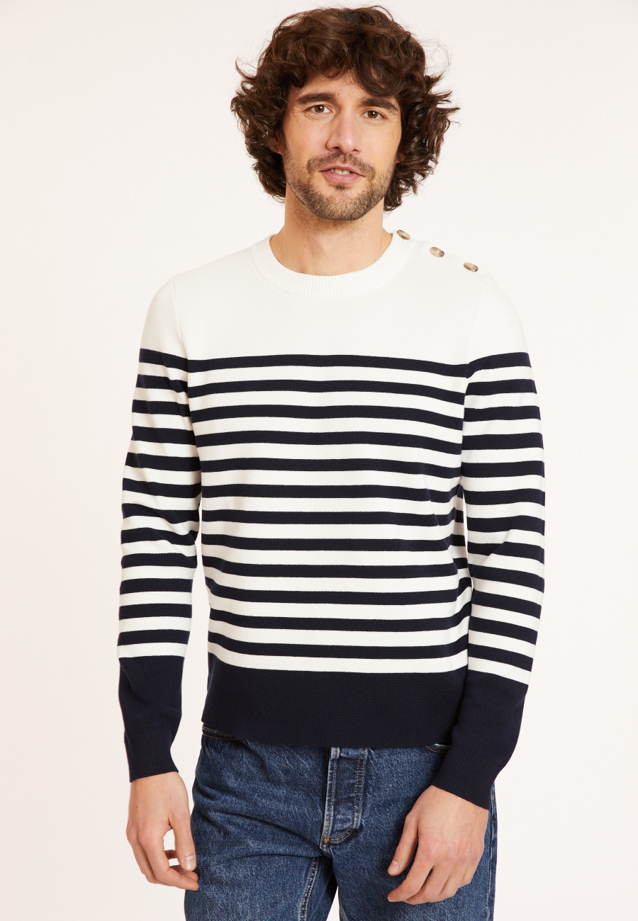 Marinière-Pullover aus Baumwolle - Dori