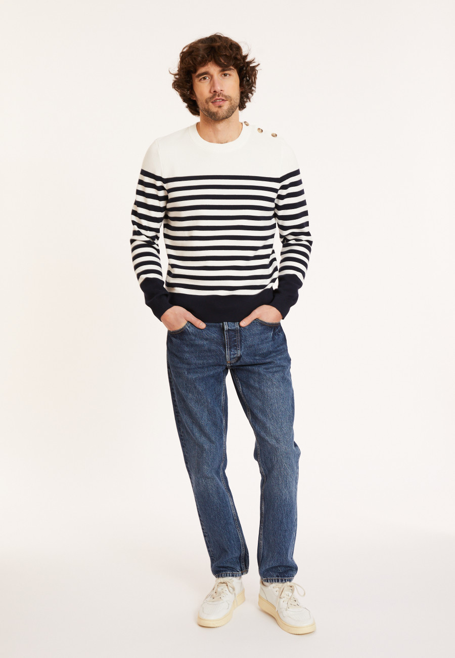 Marinière-Pullover aus Baumwolle - Dori
