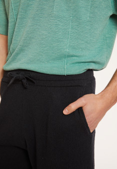 Kurze Hose aus gebürsteter Baumwolle - Drey