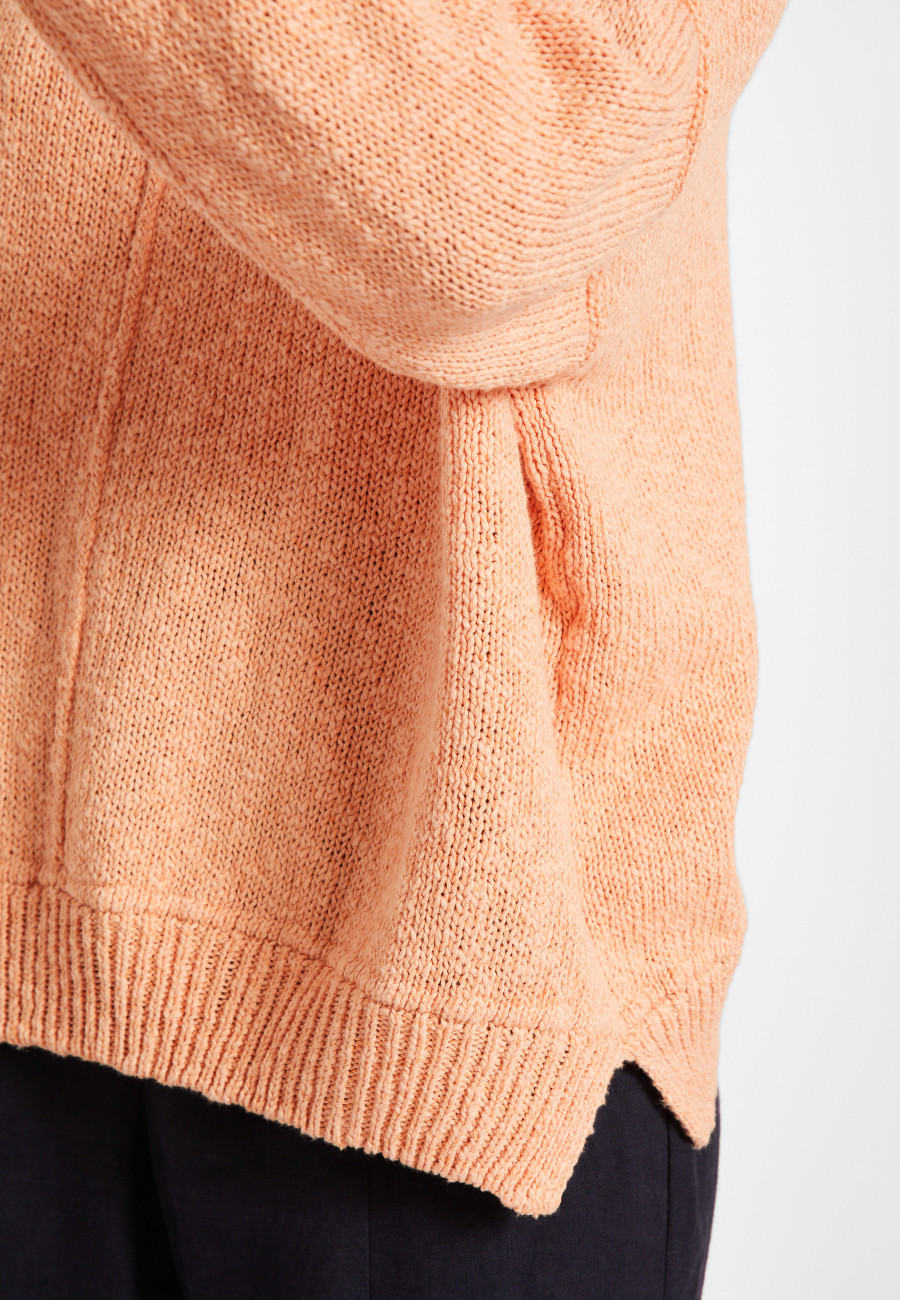 Lockerer Pullover aus Baumwolle und Leinen - Nathalie