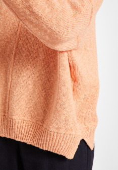 Lockerer Pullover aus Baumwolle und Leinen - Thalie