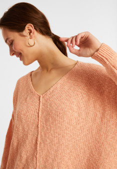Lockerer Pullover aus Baumwolle und Leinen - Thalie