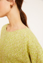 Gestreifter Baumwollpullover mit Bootsausschnitt - Mello