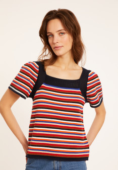 T-Shirt mit Ballonärmeln aus Bio-Baumwolle - Mezzo