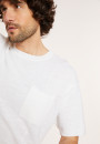 T-shirt mit weitem Schnitt aus Flachsgarn - Deon