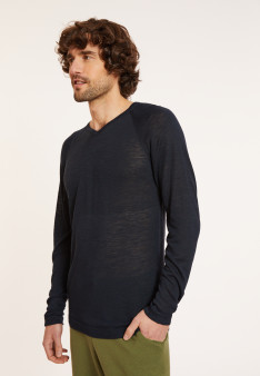 T-Shirt aus Flammenleinen mit Raglanärmeln - Damon