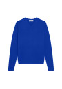 Pullover mit V-Ausschnitt und Logo aus Merinowolle - Elmo