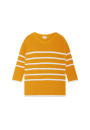 Gestreifter Bio-Baumwollpullover - Mevo