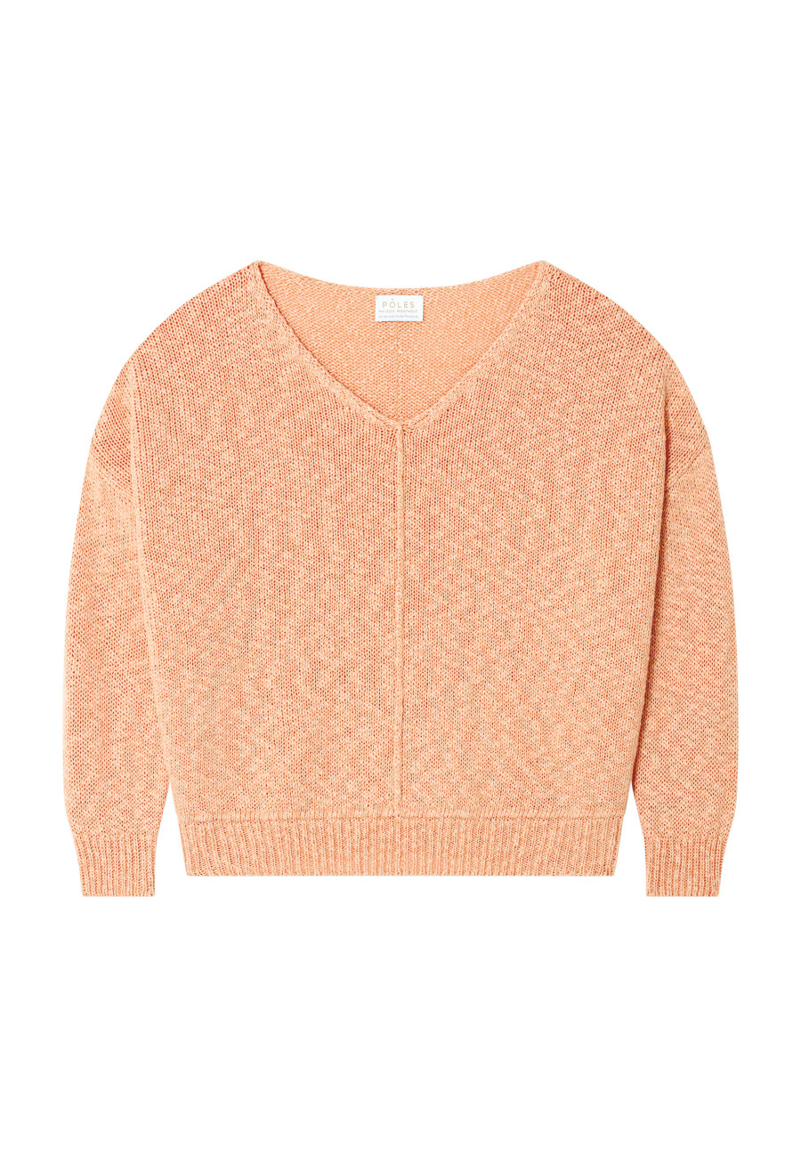 Lockerer Pullover aus Baumwolle und Leinen - Nathalie