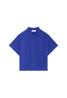 Kurzärmlige Baumwollbluse - Medina