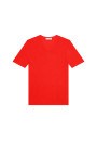 Slub Leinen V-Ausschnitt T-Shirt - Reuben
