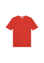 Slub Leinen V-Ausschnitt T-Shirt - Reuben