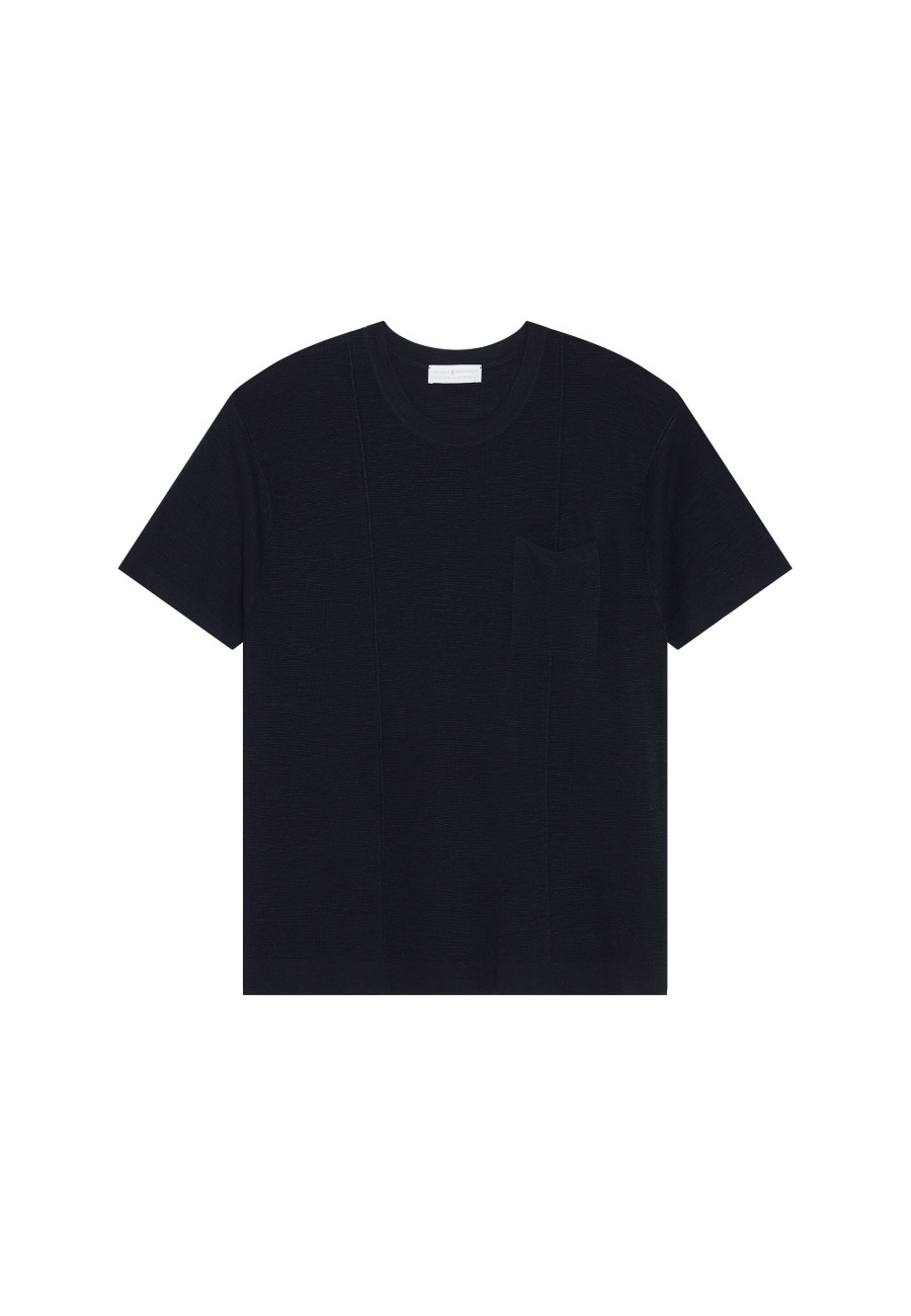 T-shirt mit weitem Schnitt aus Flachsgarn - Deon