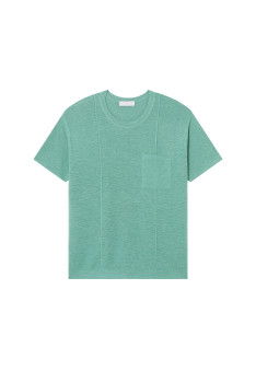 T-shirt mit weitem Schnitt aus Flachsgarn - Deon
