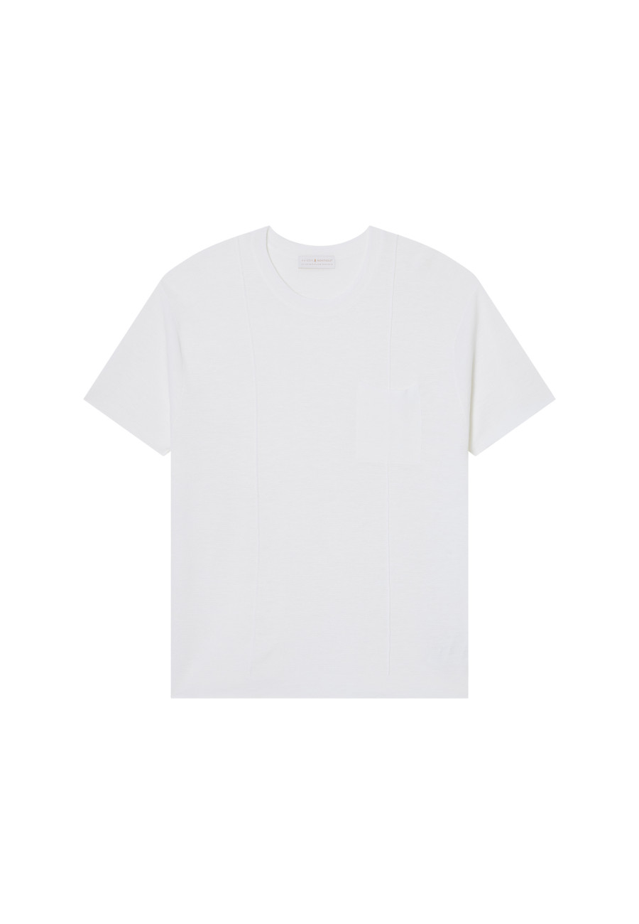 T-shirt mit weitem Schnitt aus Flachsgarn - Deon