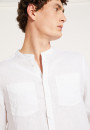 Chemise aus Leinen mit Tunika-Kragen - Dean