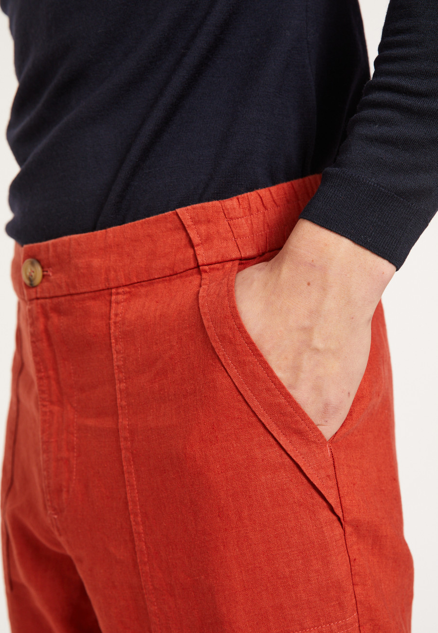 Leinenhose mit Taschen - Dimitri