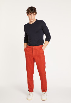 Leinenhose mit Taschen - Dimitri