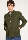 Leinenjacke mit Knöpfen und Taschen - Dallas