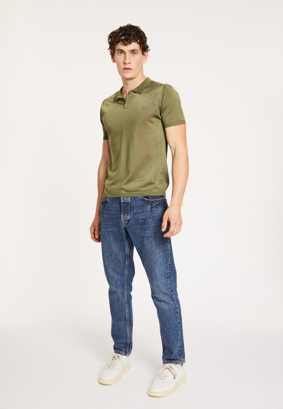 Polo-Shirt mit kurzen Ärmeln in Fil Lumière - Babar