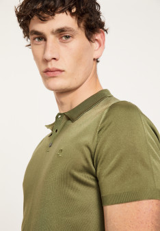 Polo-Shirt mit kurzen Ärmeln in Fil Lumière - Babar