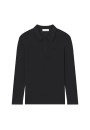 Langarm-Poloshirt aus gebürsteter Baumwolle - Donovan